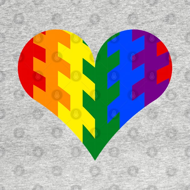 LGBT Heart by kallyfactory